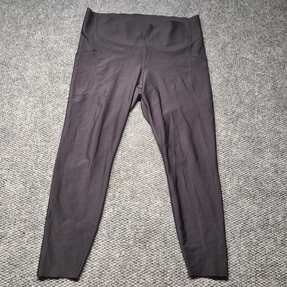 Old Navy Active Powersoft Sculpt Black High Waisted Leggings Women XL Go-Dry